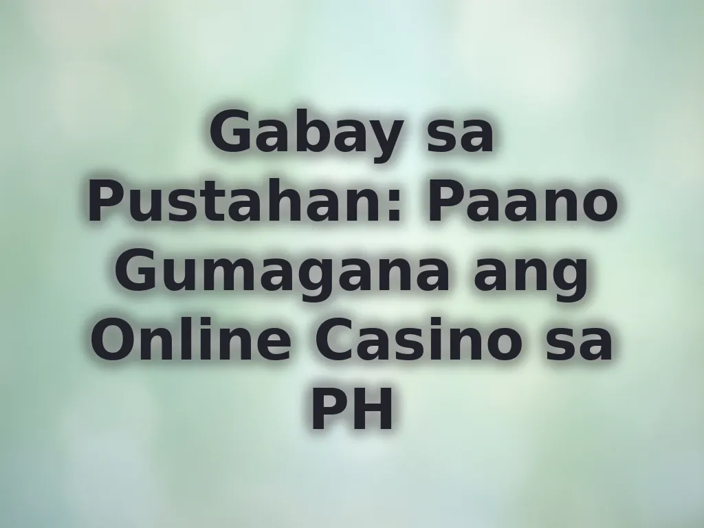Gabay sa Pustahan sa PH